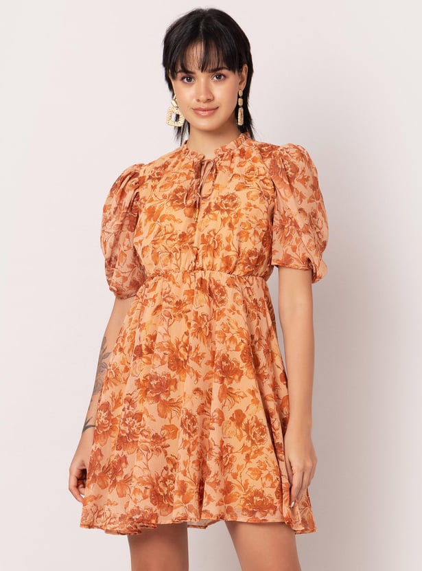 Buy FABALLEY Women Floral Printed A Line Dress From FabAlley At Just