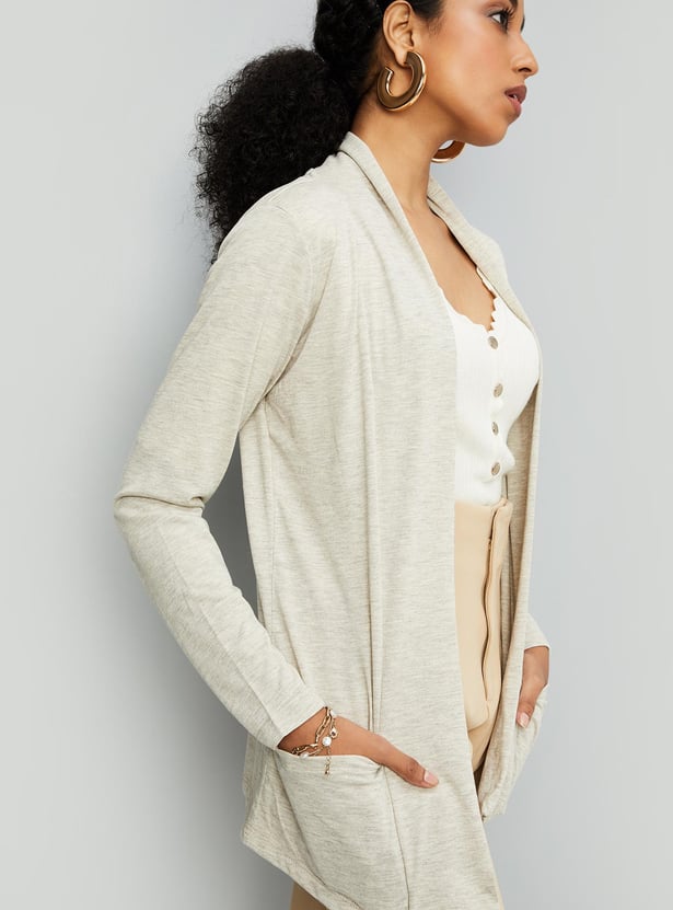 Buy Women Solid Open Front Shrug Online At Just Rs 499 0