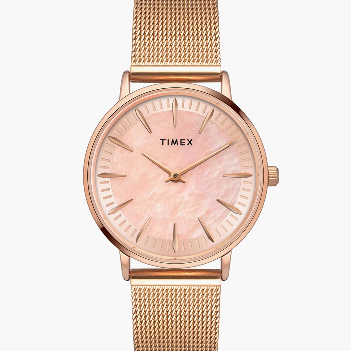 Buy TIMEX Women Mother of Pearl Analog Watch with Mesh Strap