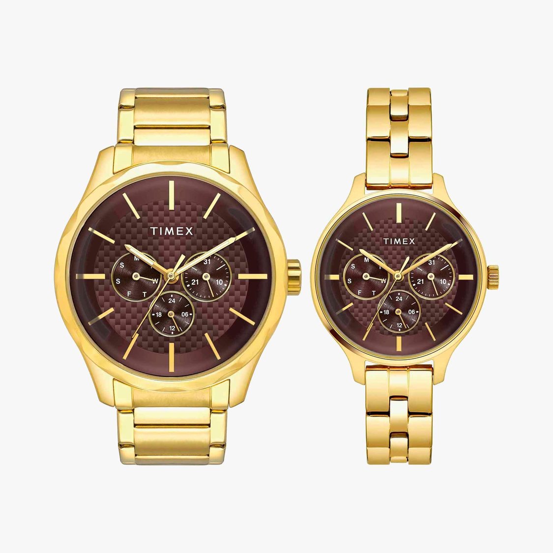 Buy TIMEX Couple Unisex Chronograph Watch Set - TW00PR297 from Timex at ...