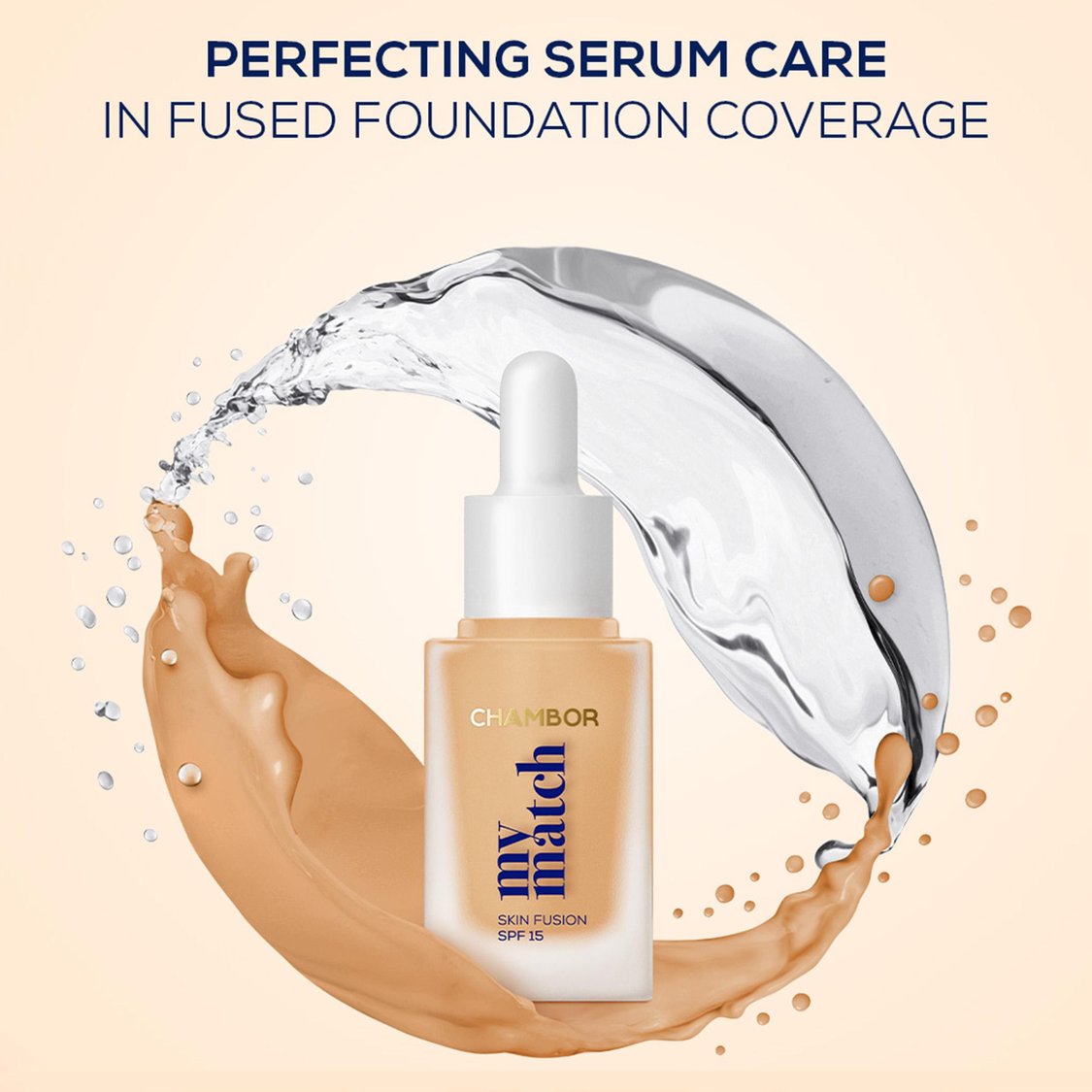 CHAMBOR My Match Skin Fusion Warm Serum Foundation - 504 - 20ml