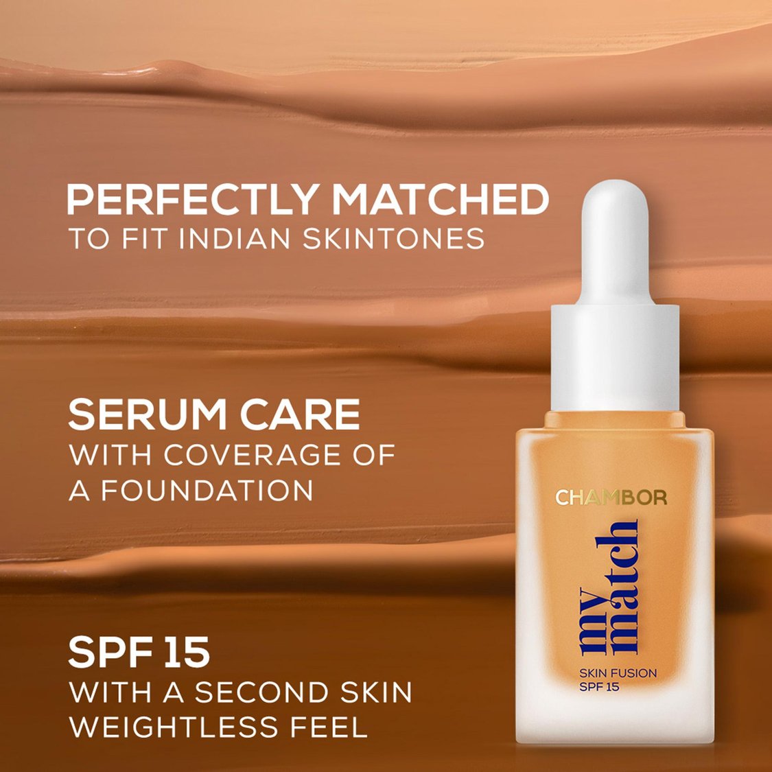 CHAMBOR My Match Skin Fusion Warm Serum Foundation - 504 - 20ml