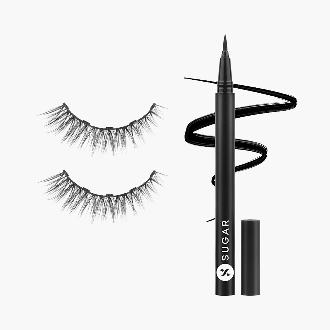 SUGAR Maximeyes Drama Magnetic Eyelashes Eyeliner - 01 Genuine - 3ml