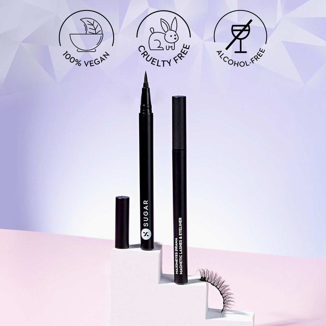 SUGAR Maximeyes Drama Magnetic Eyelashes Eyeliner - 03 Melodrama - 3ml