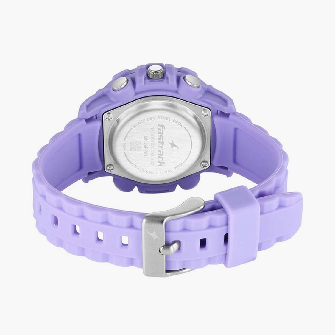 FASTRACK Street Line Women Multifunctional Watch with Silicone Strap  68029PP04