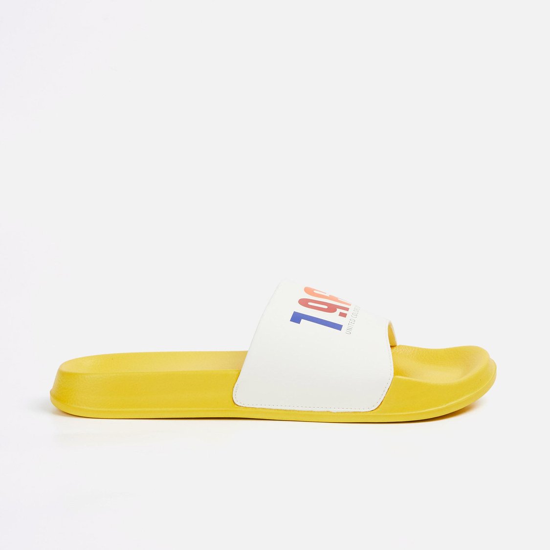 UNITED COLORS OF BENETTON Men Printed Sliders