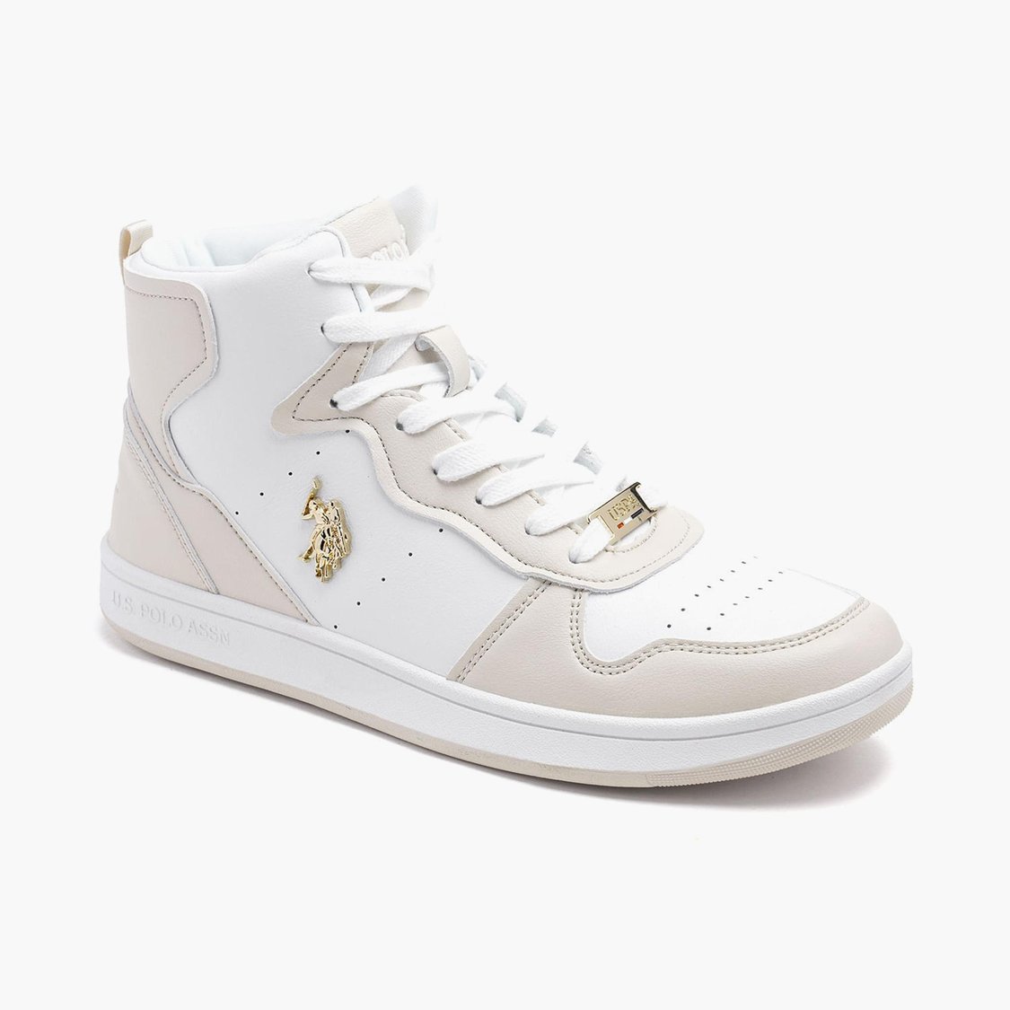 U.S. POLO ASSN. Women Colourblock Rowan Lace-Up Sneakers