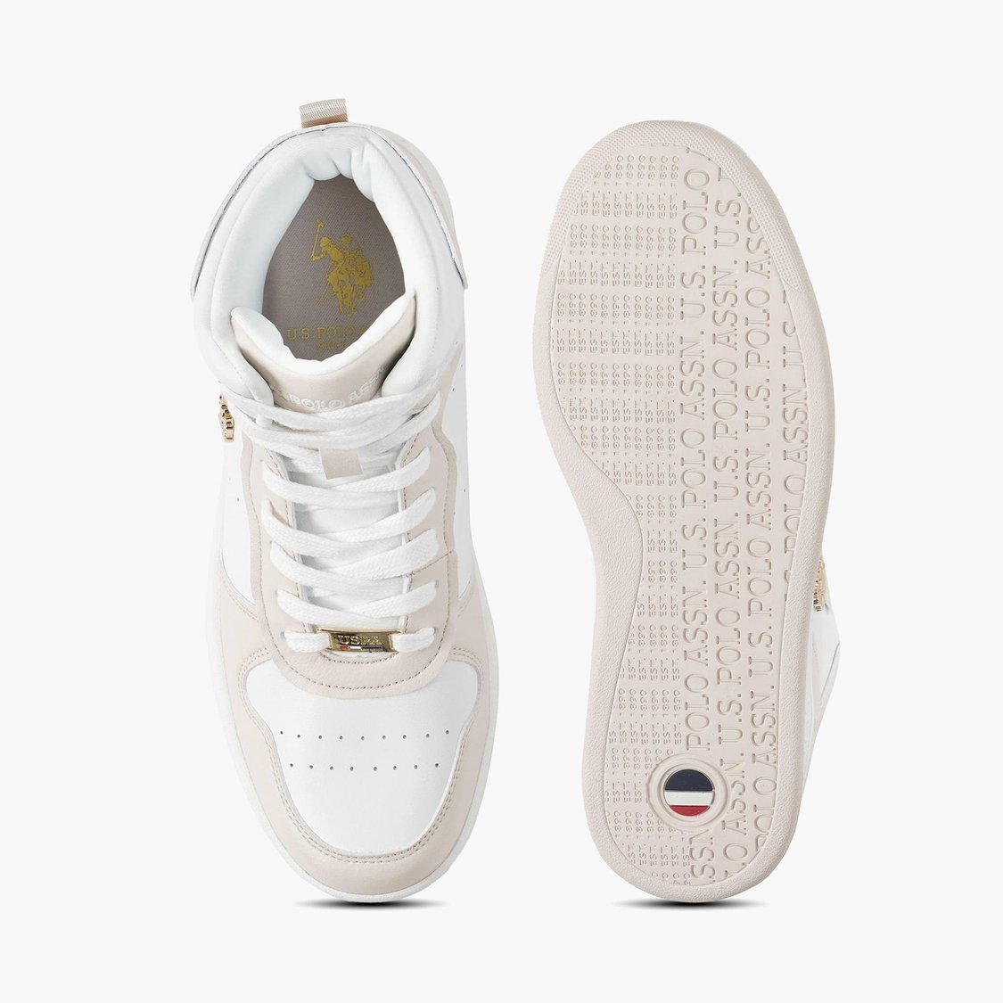U.S. POLO ASSN. Women Colourblock Rowan Lace-Up Sneakers
