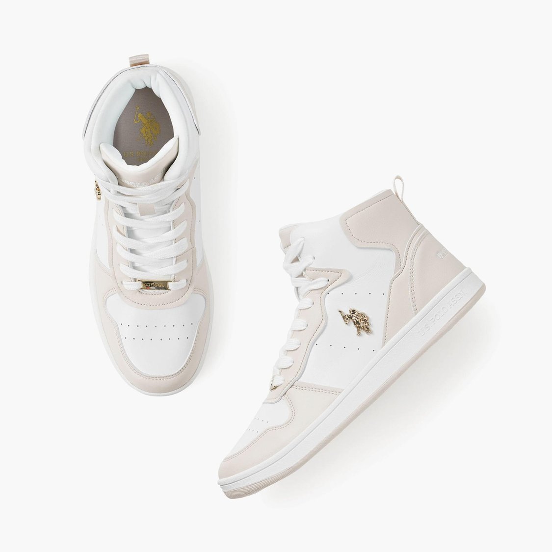 U.S. POLO ASSN. Women Colourblock Rowan Lace-Up Sneakers