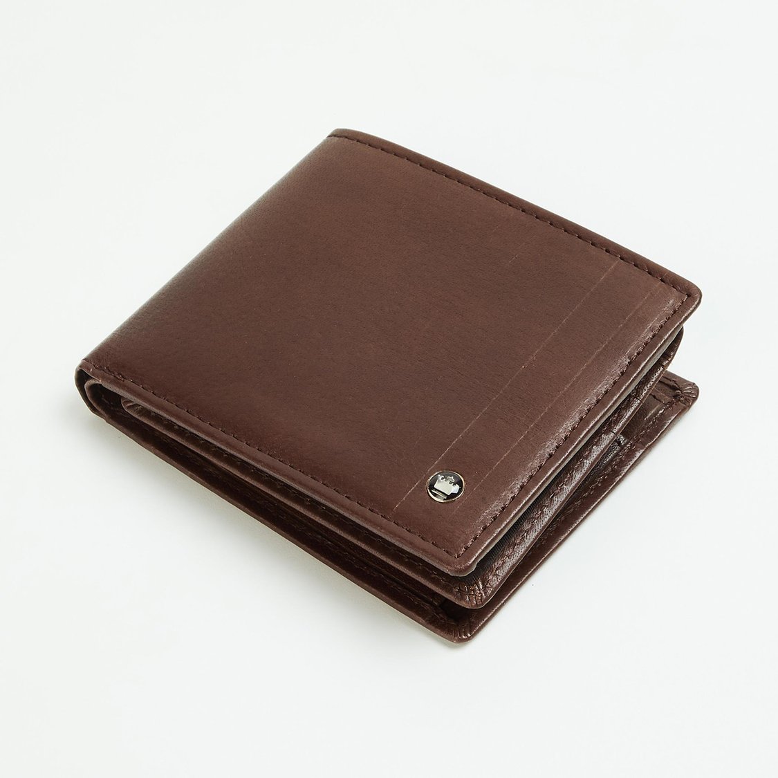 Buy LOUIS PHILIPPE Men Solid Leather Bi-Fold Wallet from Louis