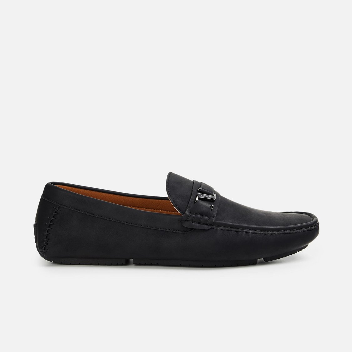 CODE Men Moc Toe Bit Loafers
