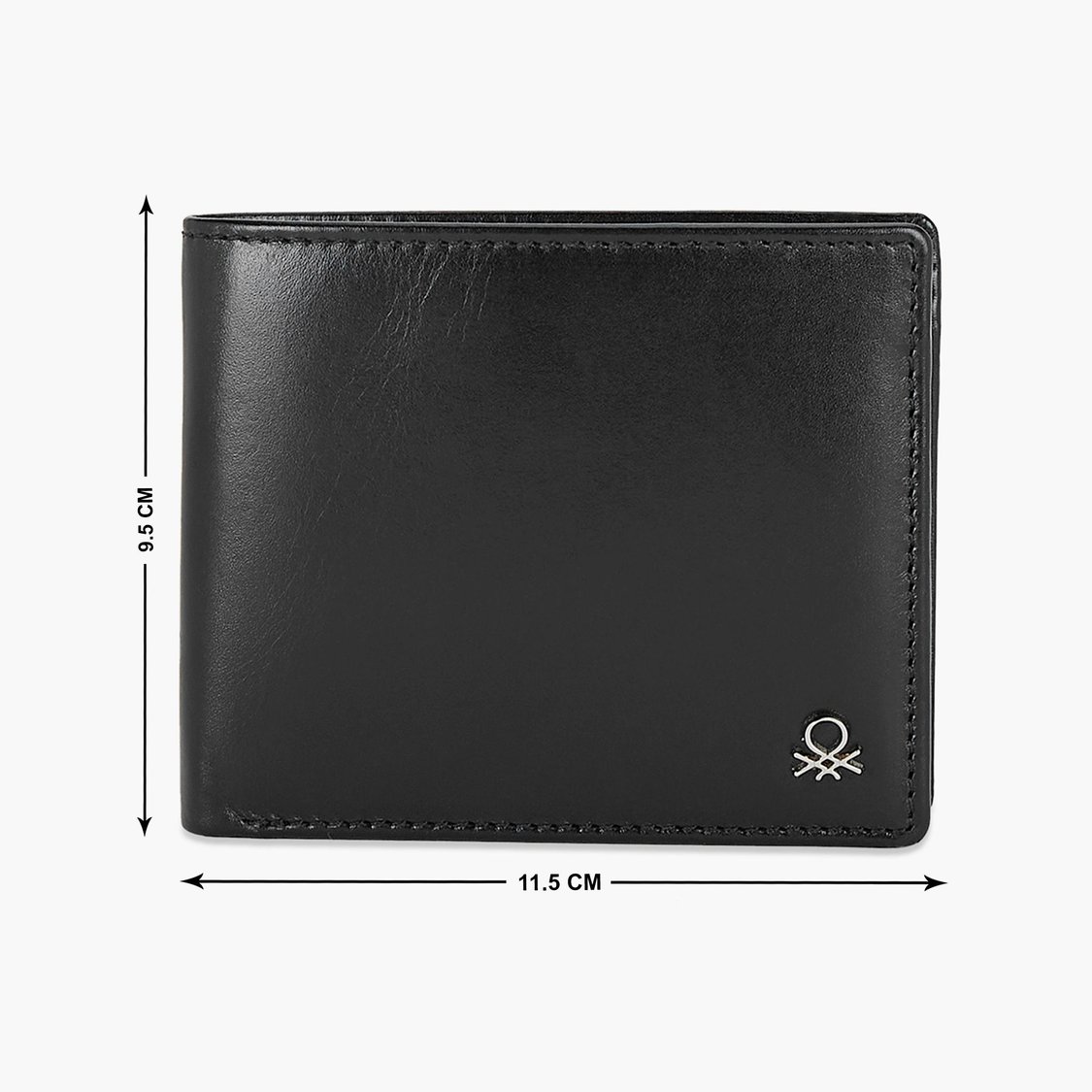 UNITED COLORS OF BENETTON Men Solid Leather Bi-Fold Wallet
