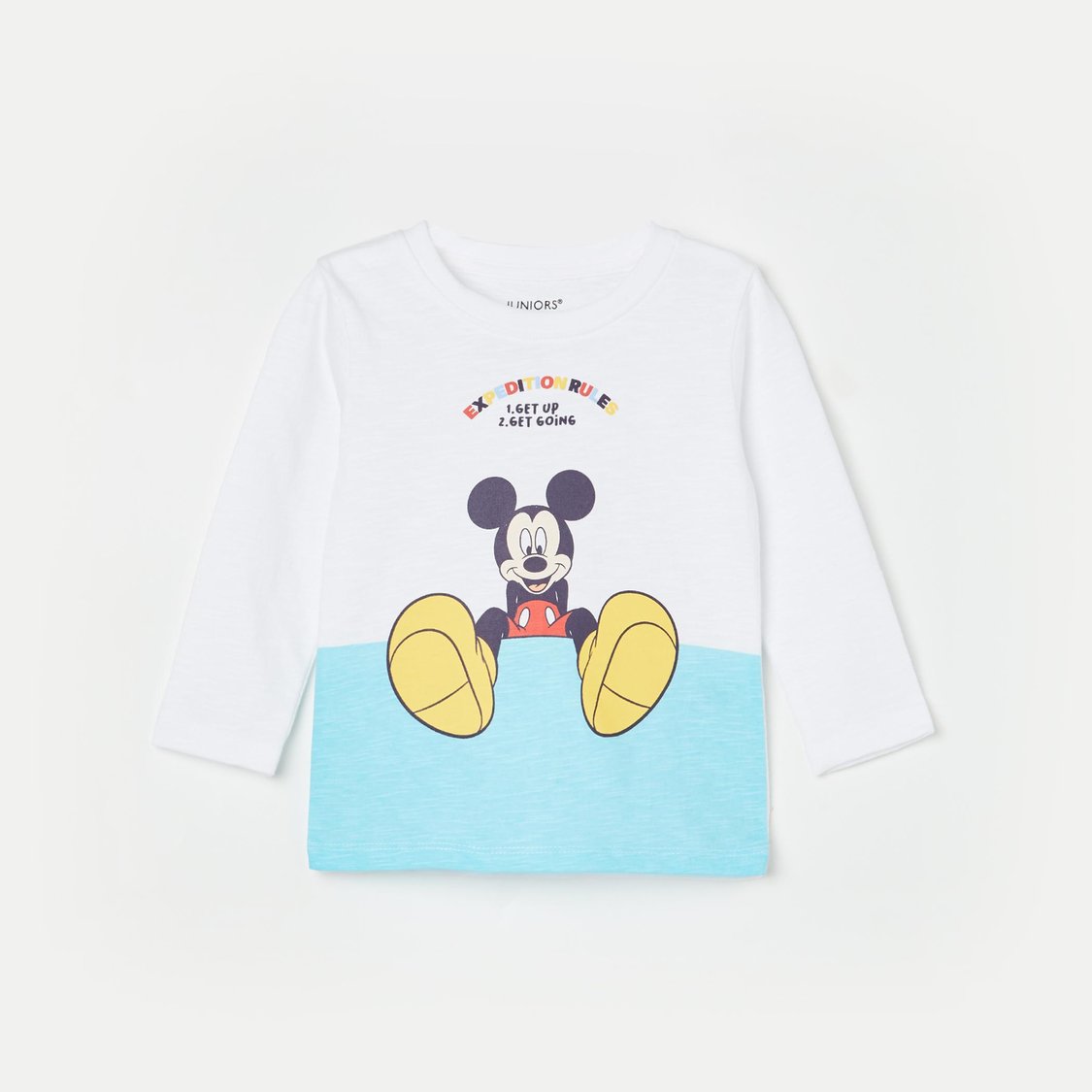 JUNIORS Boys Mickey Mouse Printed T-shirt