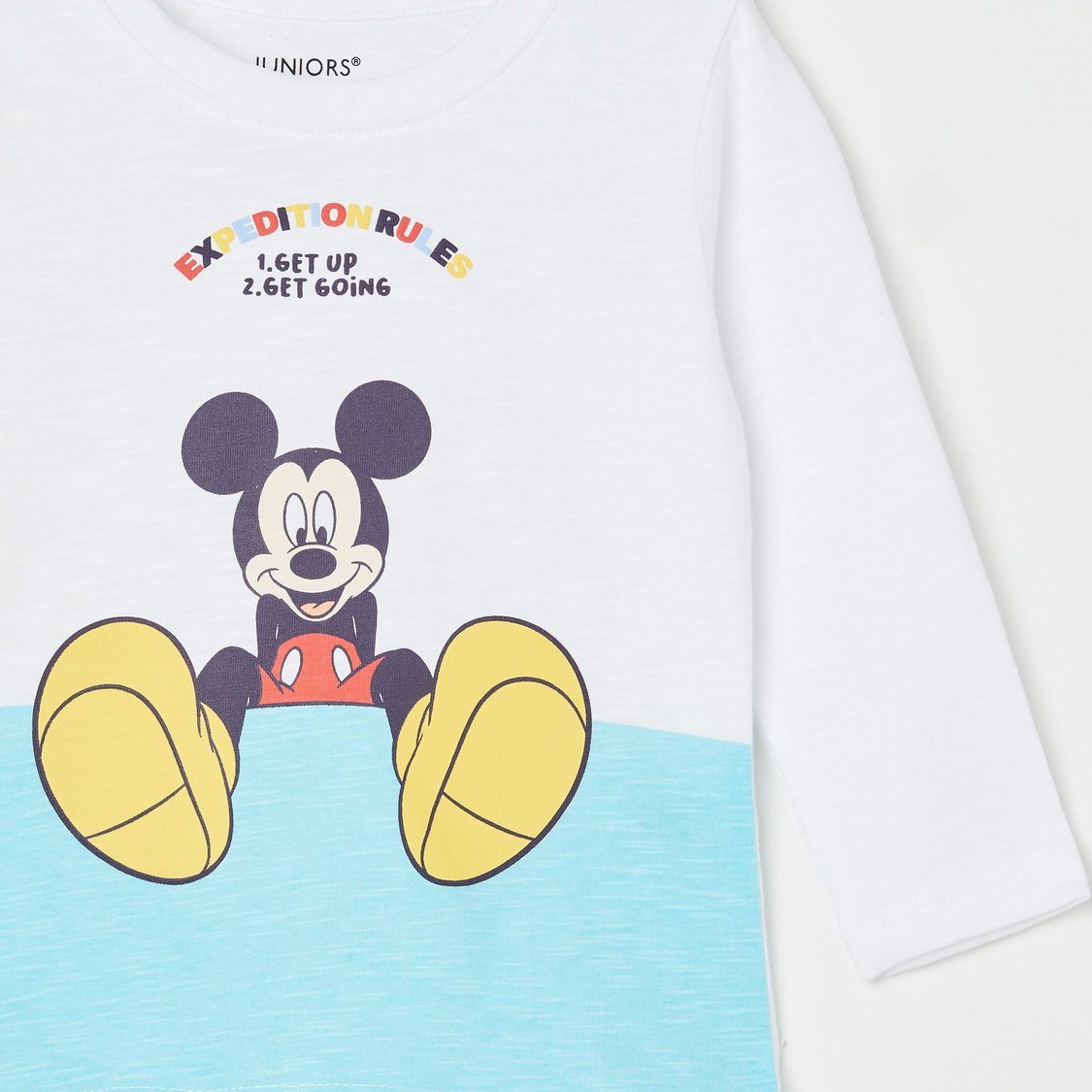 JUNIORS Boys Mickey Mouse Printed T-shirt