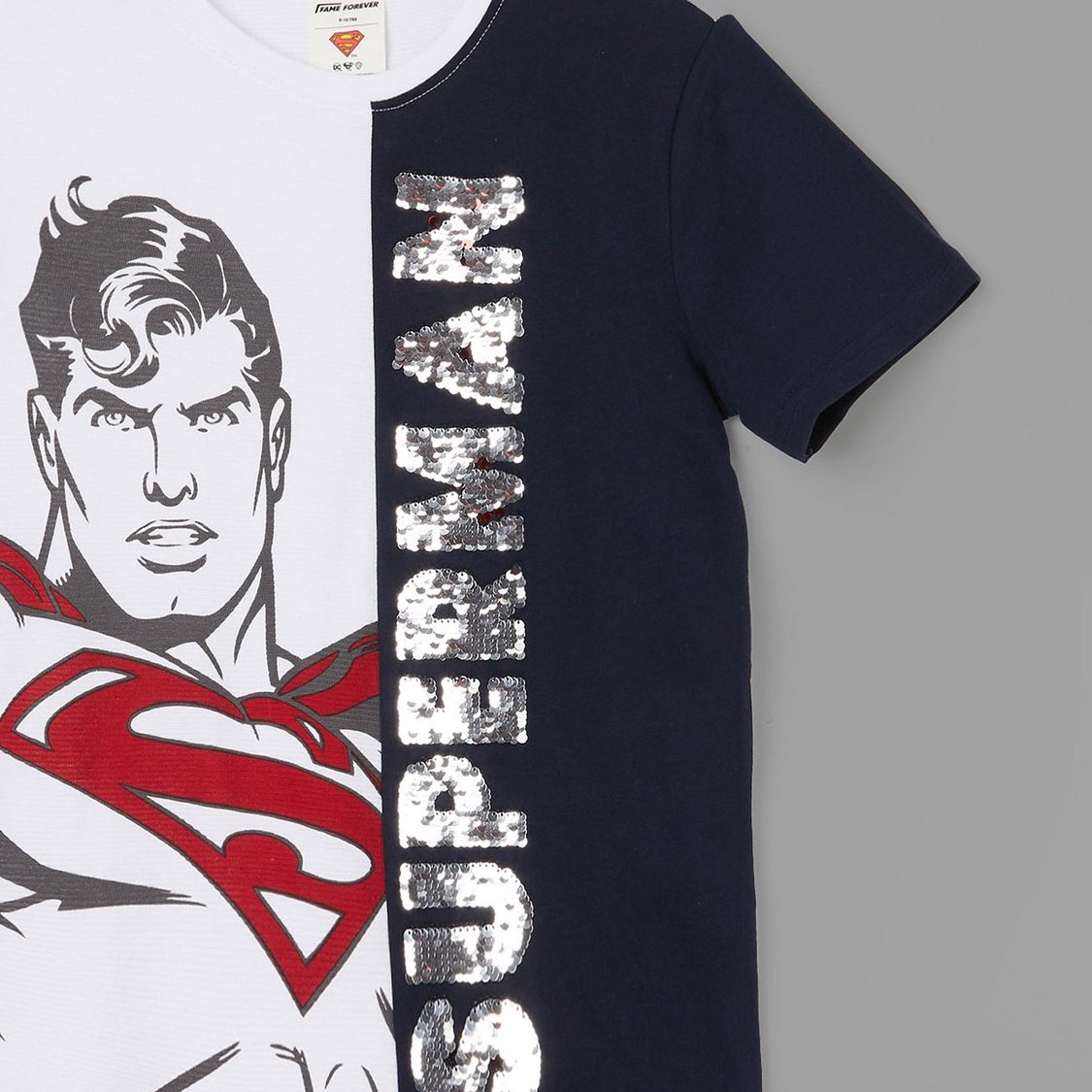 Buy FAME FOREVER Boys Superman Printed T-shirt from Fame Forever