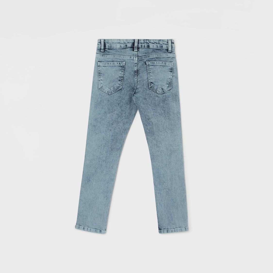 FAME FOREVER Boys Slim Fit Embossed Jeans