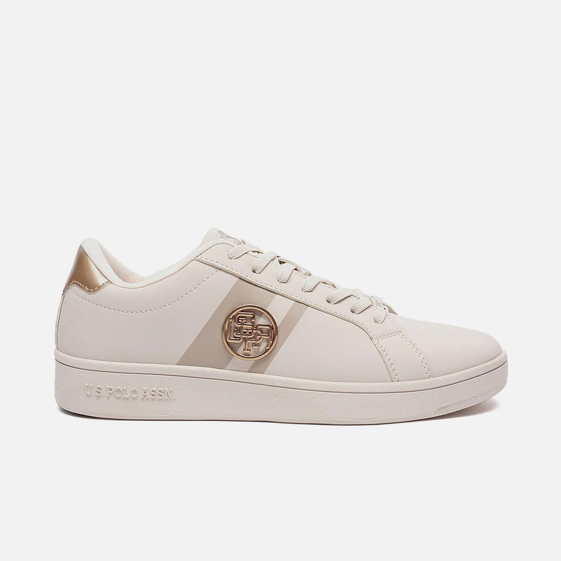 U.S. POLO ASSN. Bianco Polyester Women's Sneaker main image 0