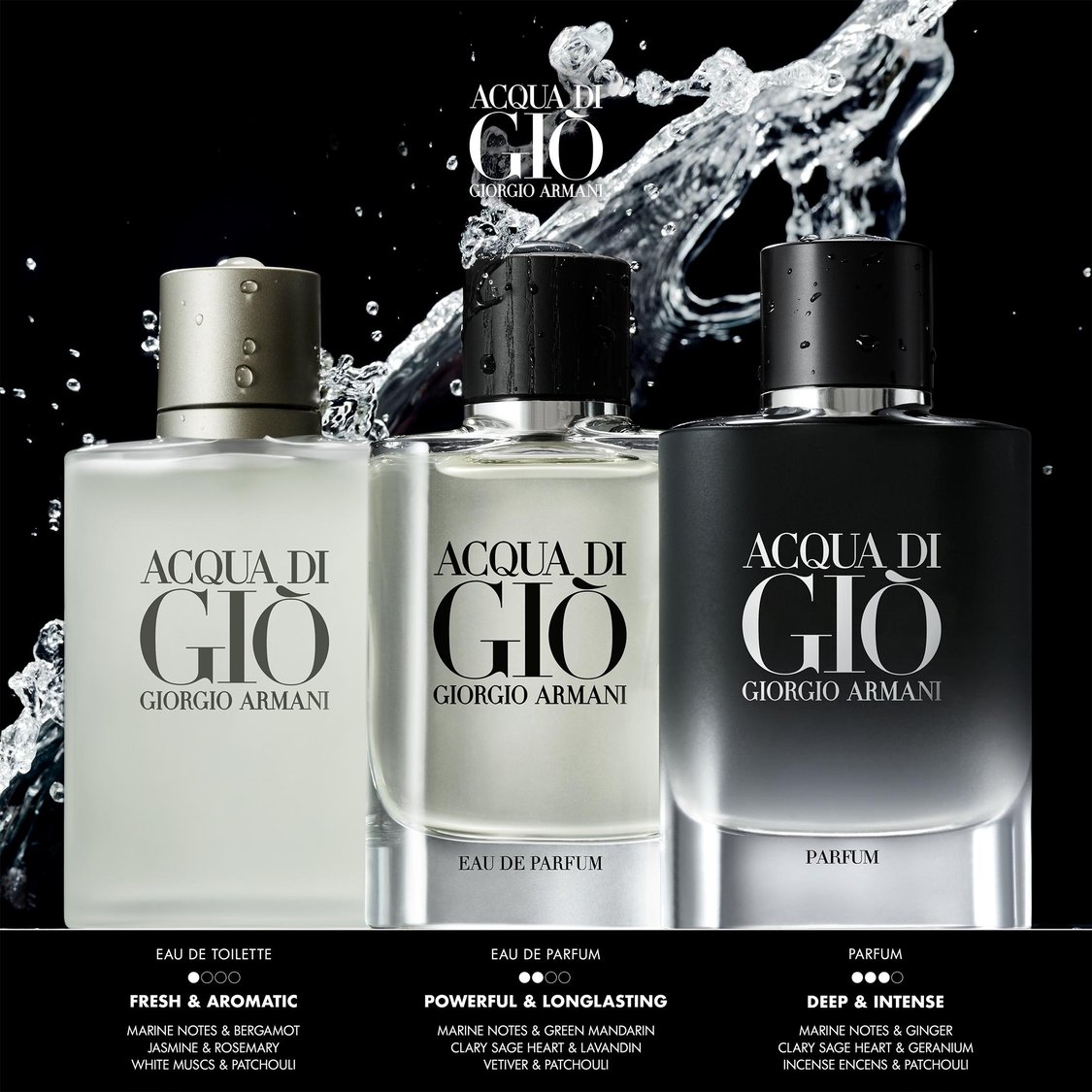 Buy GIORGIO ARMANI Acqua Di Gio Men Parfum 75ml from Armani at just INR 8500.0