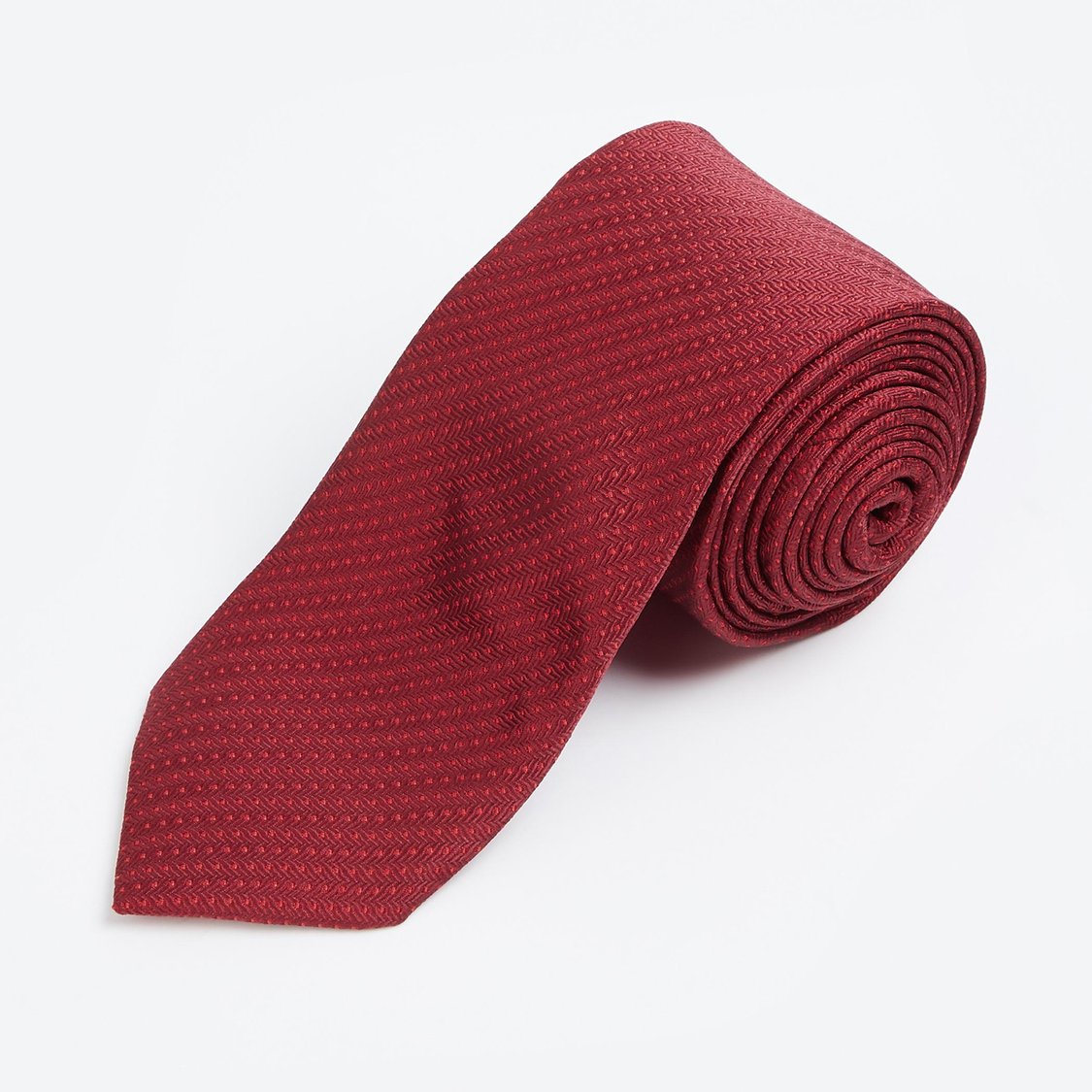 VAN HEUSEN Men Textured Slim Tie