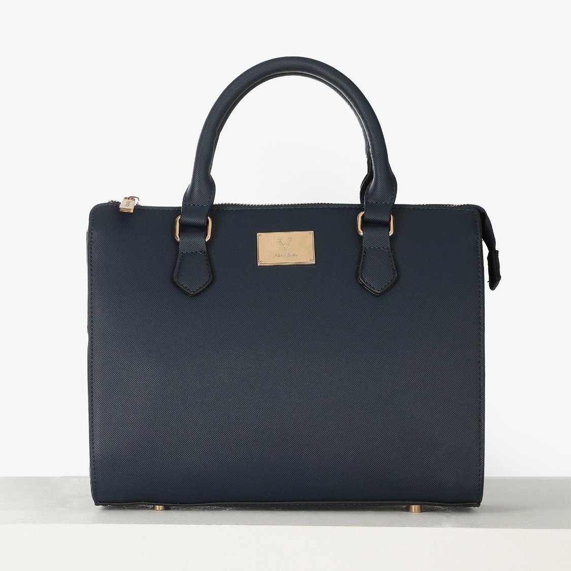 Handheld Bag Allen Solly Navy Laptop Bag Allen Solly Navy Blue