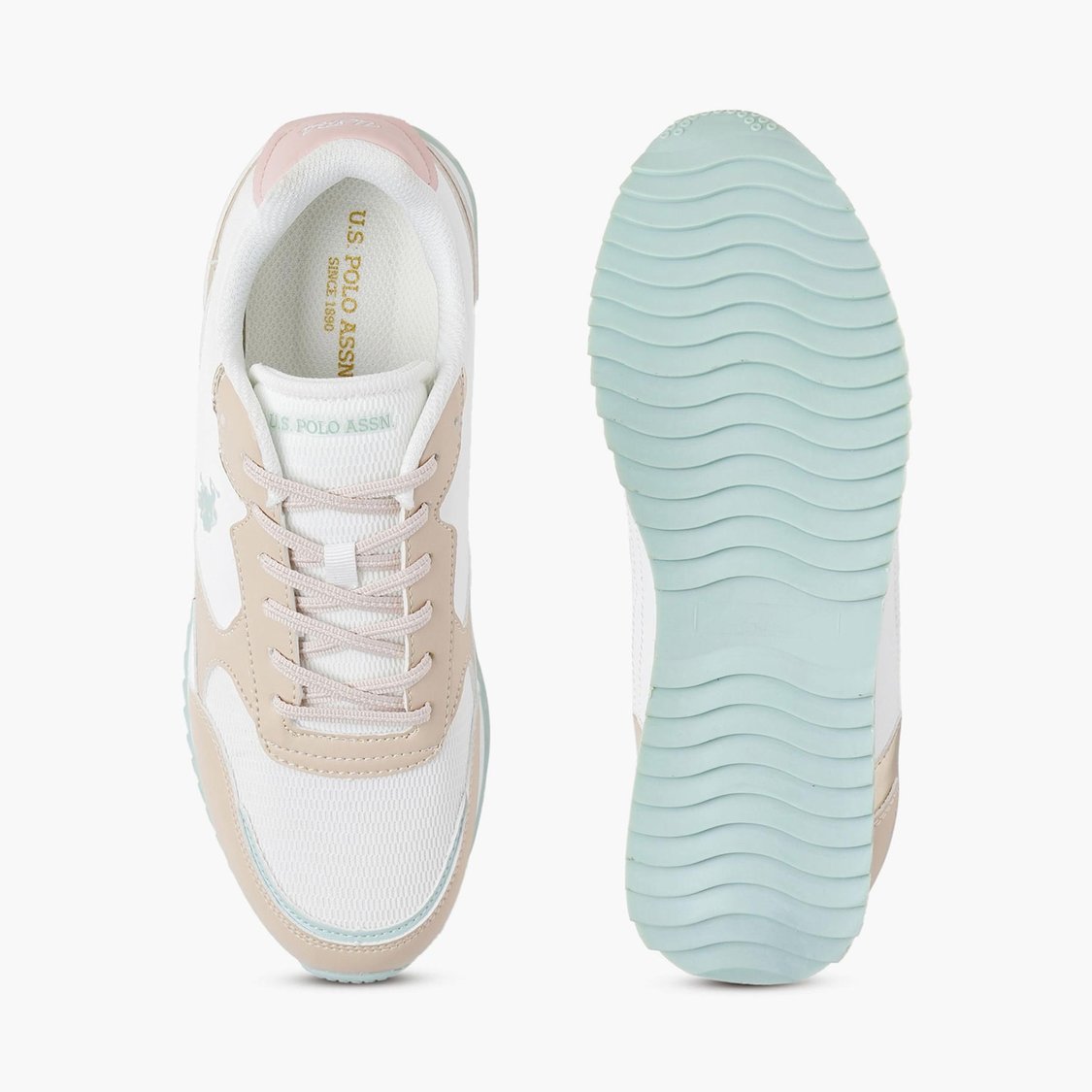 U.S. POLO ASSN. Women Alora Colourblocked Sneakers