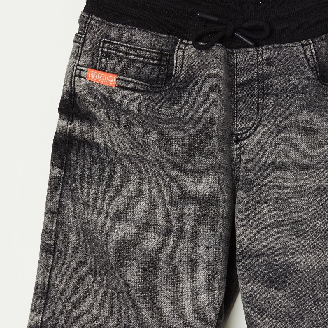 FAME FOREVER Boys Solid Denim Shorts