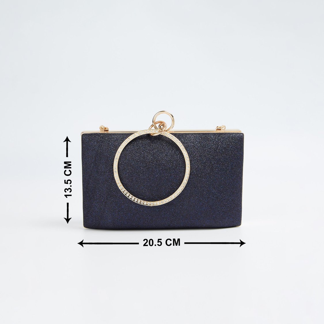 CODE Women Embellished Minaudiere Clutch