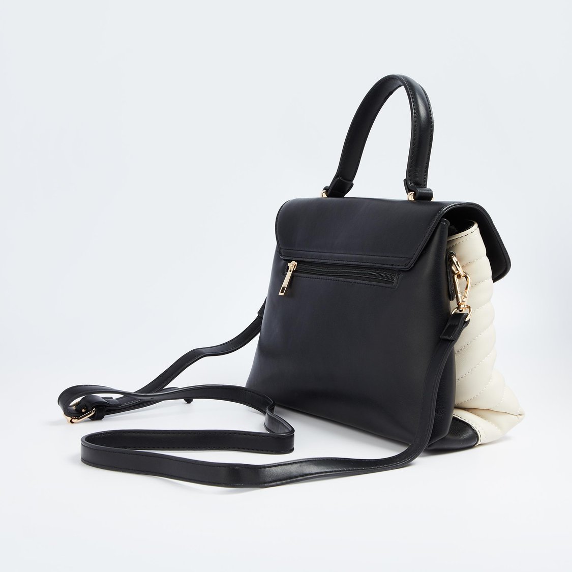 CODE Women Colourblocked Handheld Bag