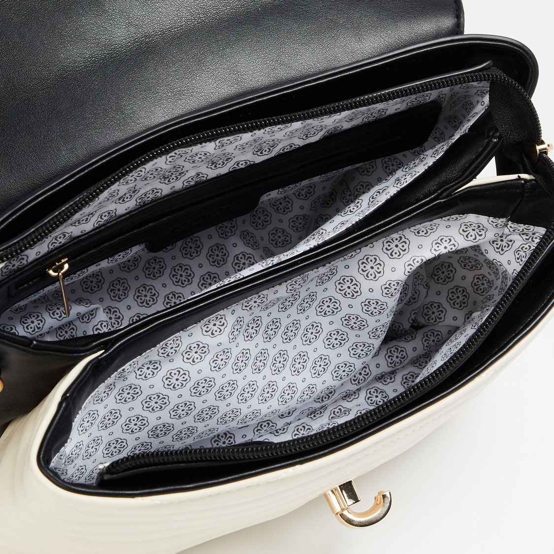 CODE Women Colourblocked Handheld Bag