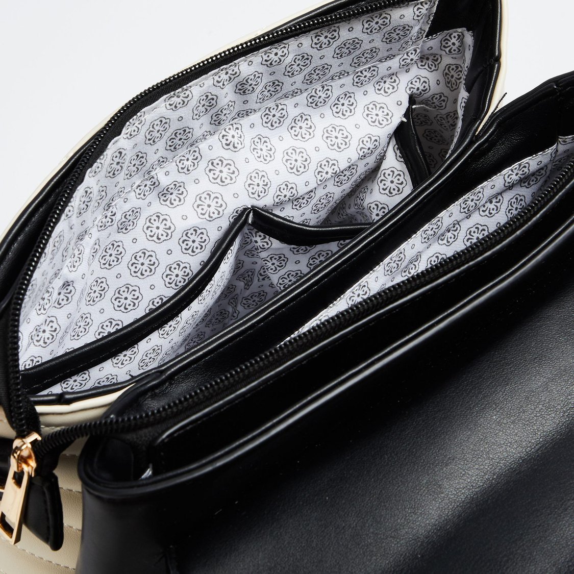 CODE Women Colourblocked Handheld Bag