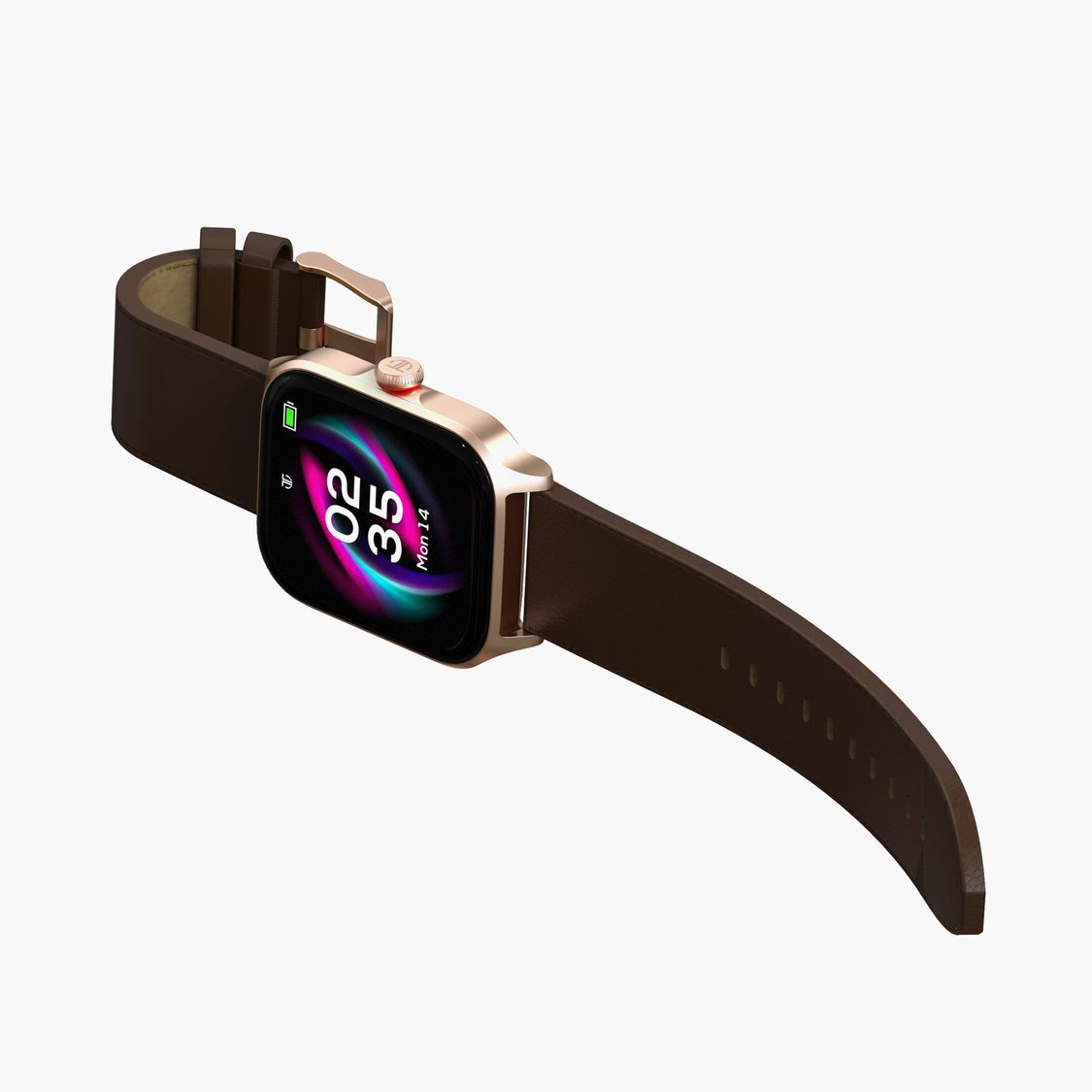 Buy TITAN Zeal Men Digital Smart Watch with Leather Strap