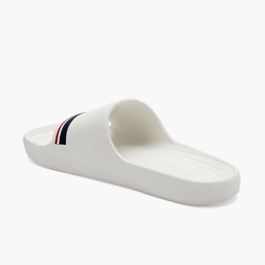 U.S. POLO ASSN. Men Striped Embossed Sliders
