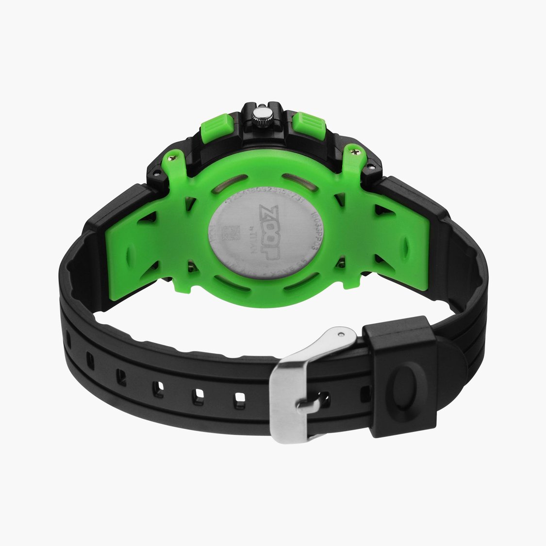 ZOOP Kids Colourblocked Analog-Digital Watch with Plastic Strap - 16033PP03W