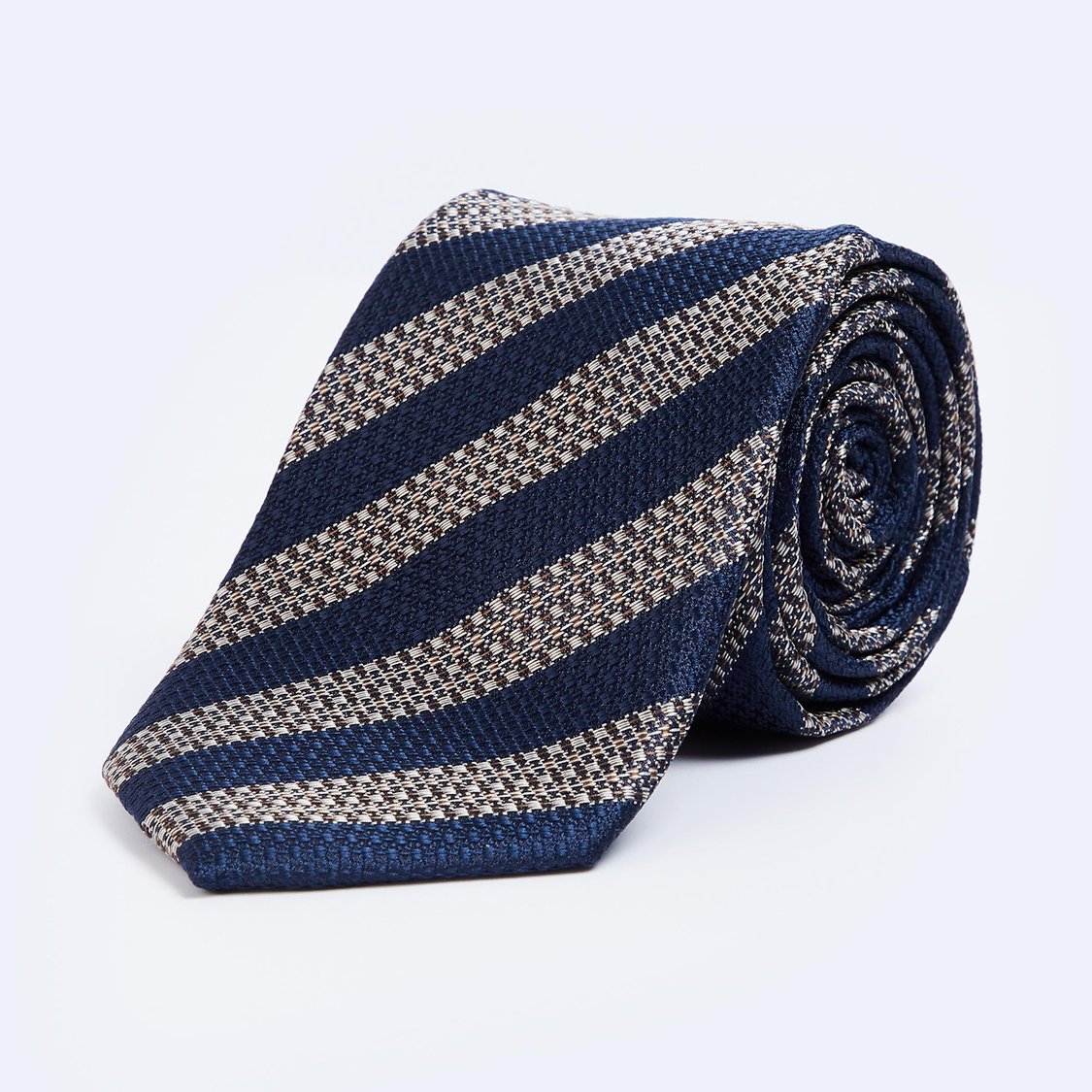 VAN HEUSEN Men Striped Slim Fit Formal Tie