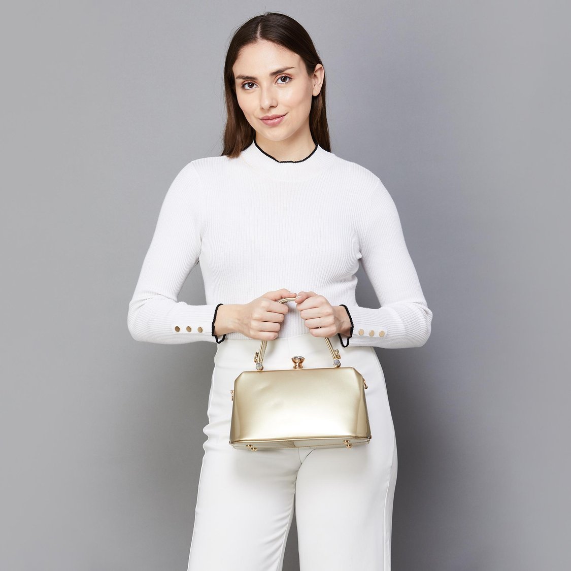Buy CODE Women Embellished Handheld Bag from CODE at just INR 2699.0