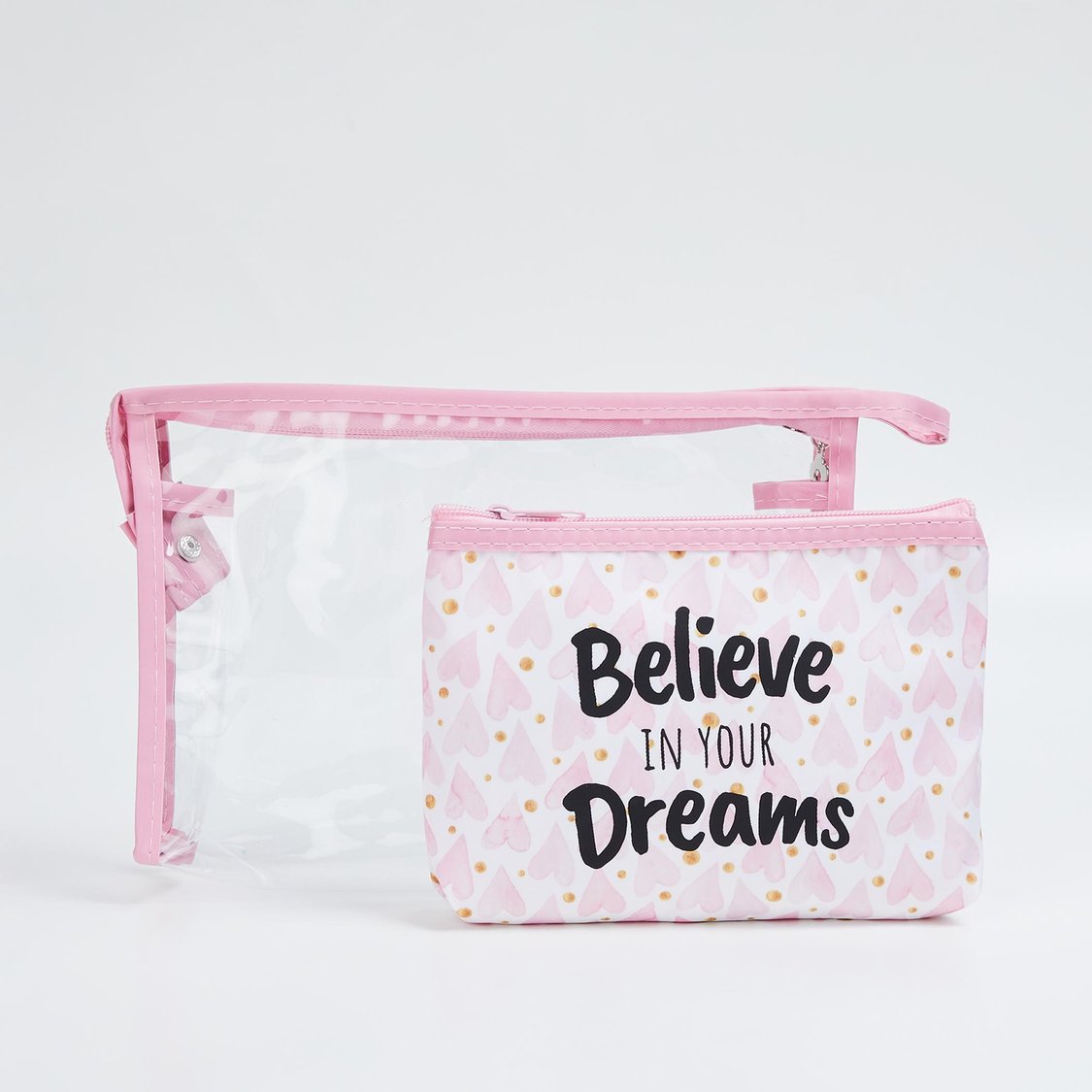 GINGER Women Assorted Vanity Pouches - Pack of 2