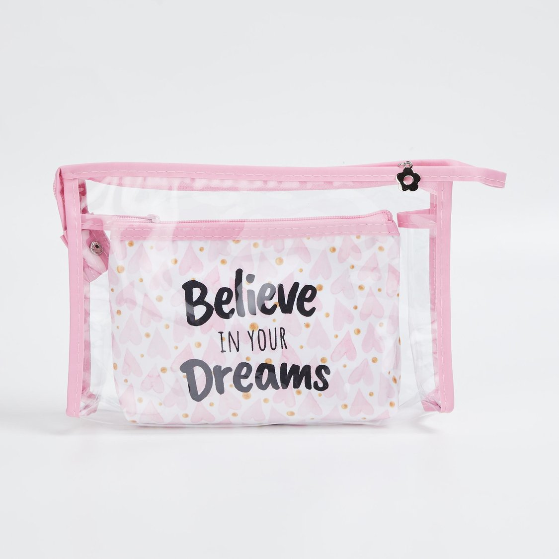 GINGER Women Assorted Vanity Pouches - Pack of 2