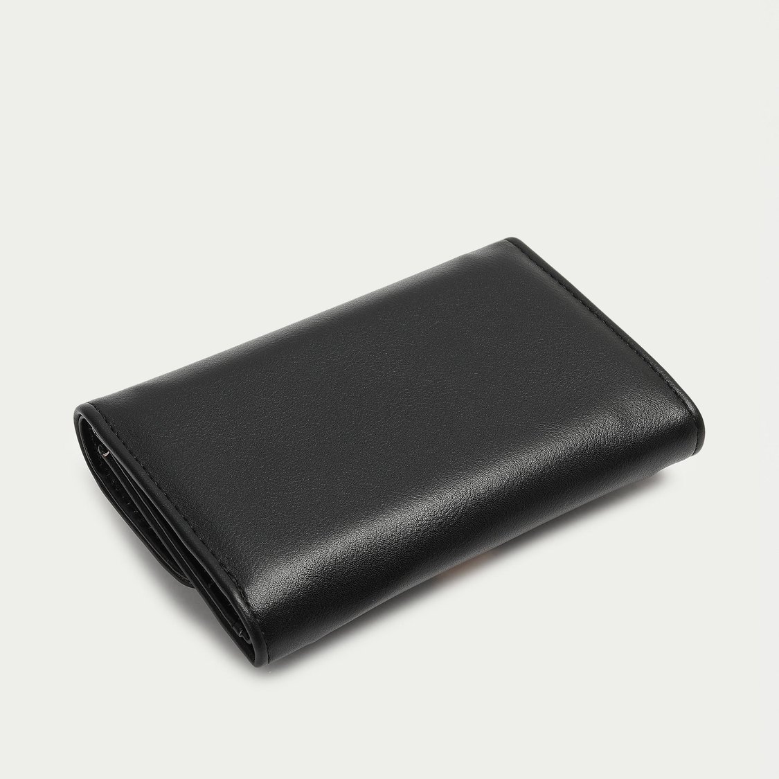 GINGER Women Solid Push-Button Mini Wallet