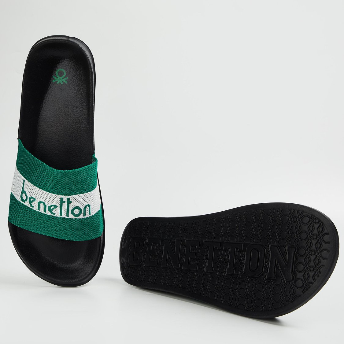 UNITED COLORS OF BENETTON Men Printed Sliders