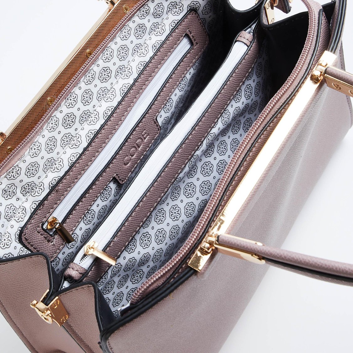 CODE Women Textured Handheld Bag