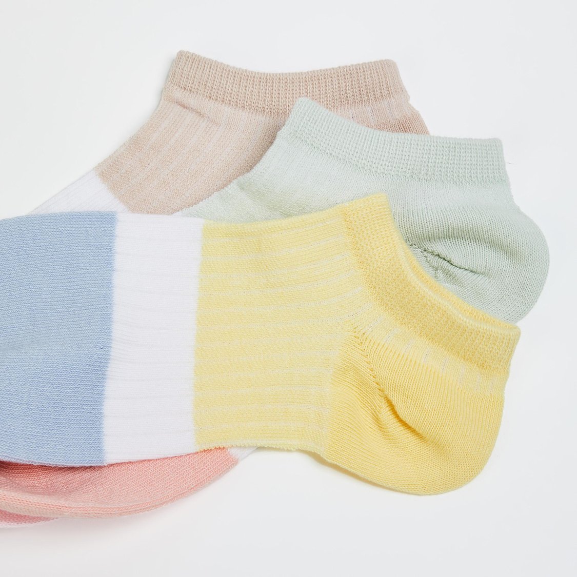 GINGER Women Knitted No-Show Socks - Pack of 3
