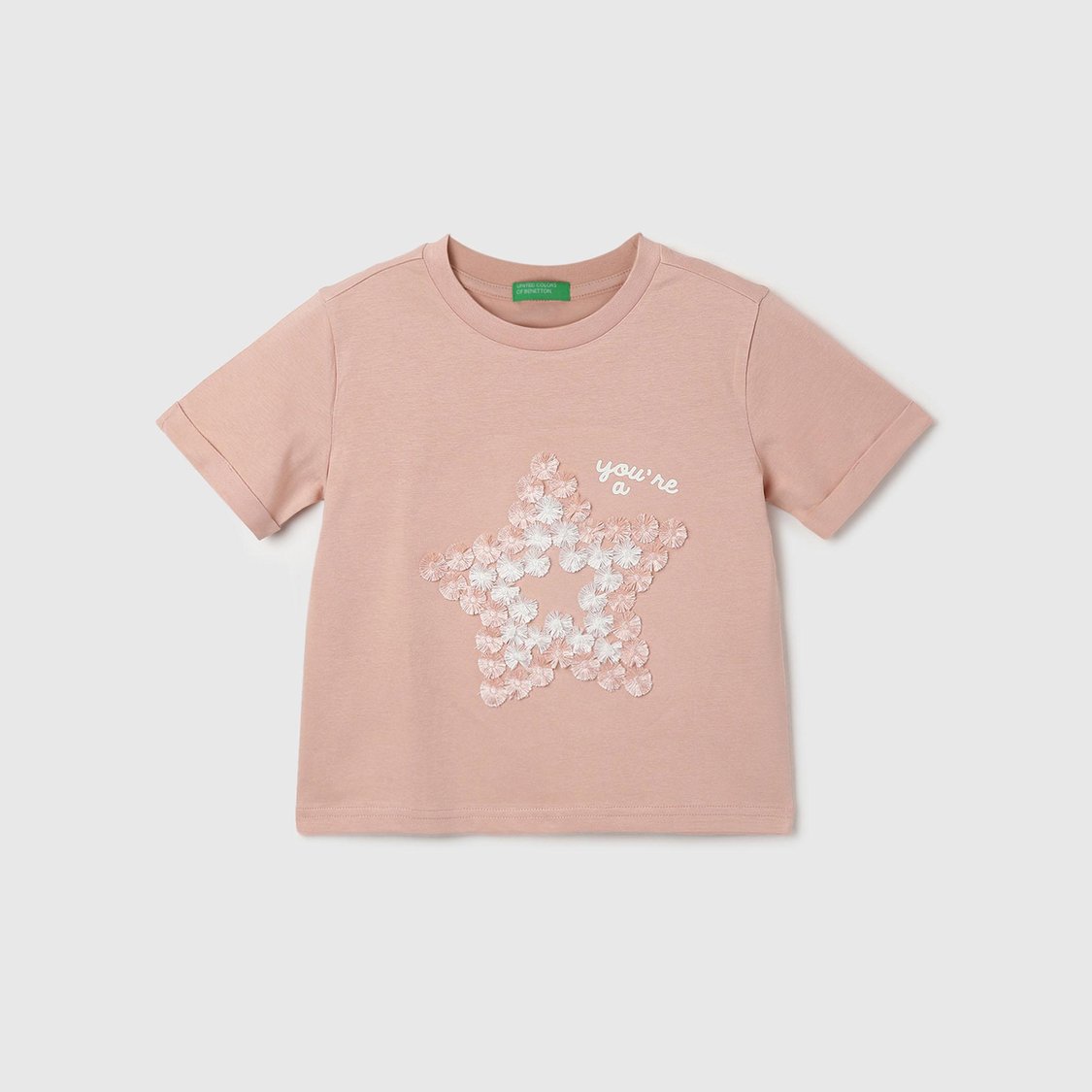 UNITED COLORS OF BENETTON Girls Appliqued T-shirt