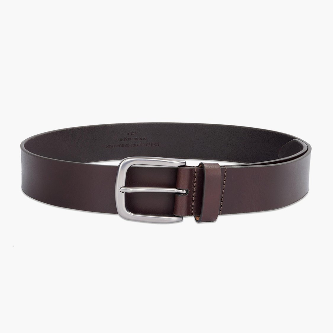 UNITED COLORS OF BENETTON Men Solid Casual Leather Belt