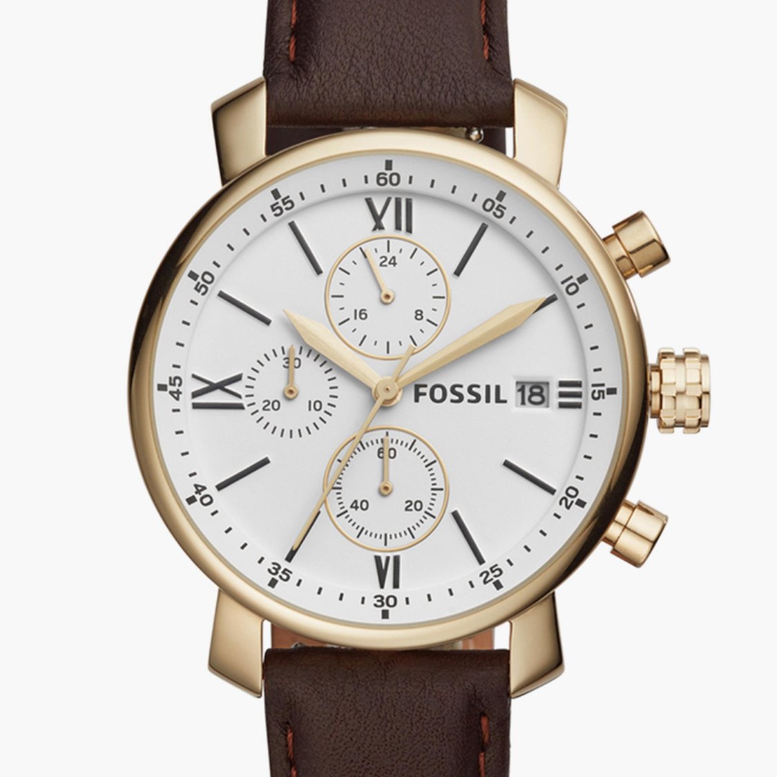 Reloj Bq1009 FOSSIL Men Solid Chronograph Watch BQ1009