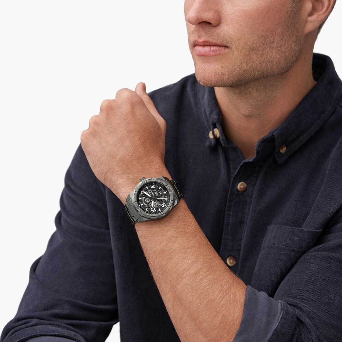 Buy FOSSIL Bronson Men Bracelet Strap Automatic Watch ME3255