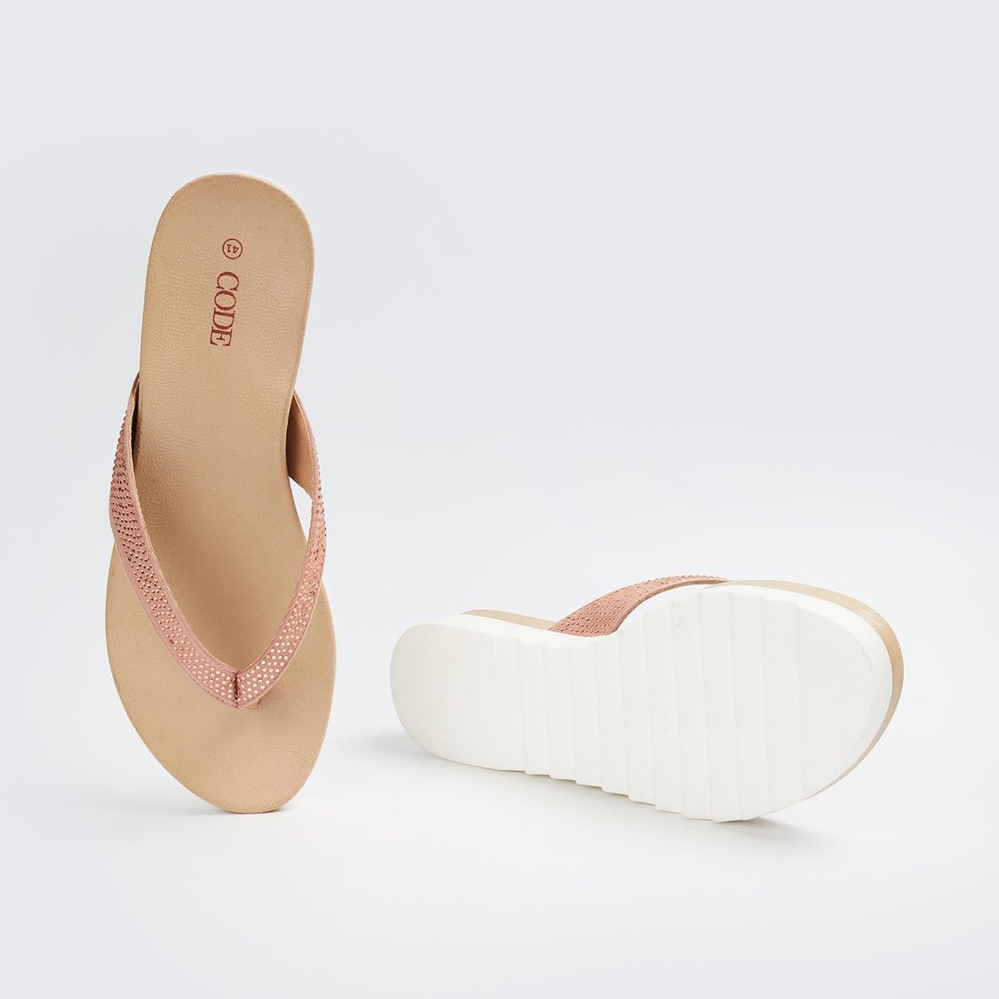 CODE Women Embellished Slippers