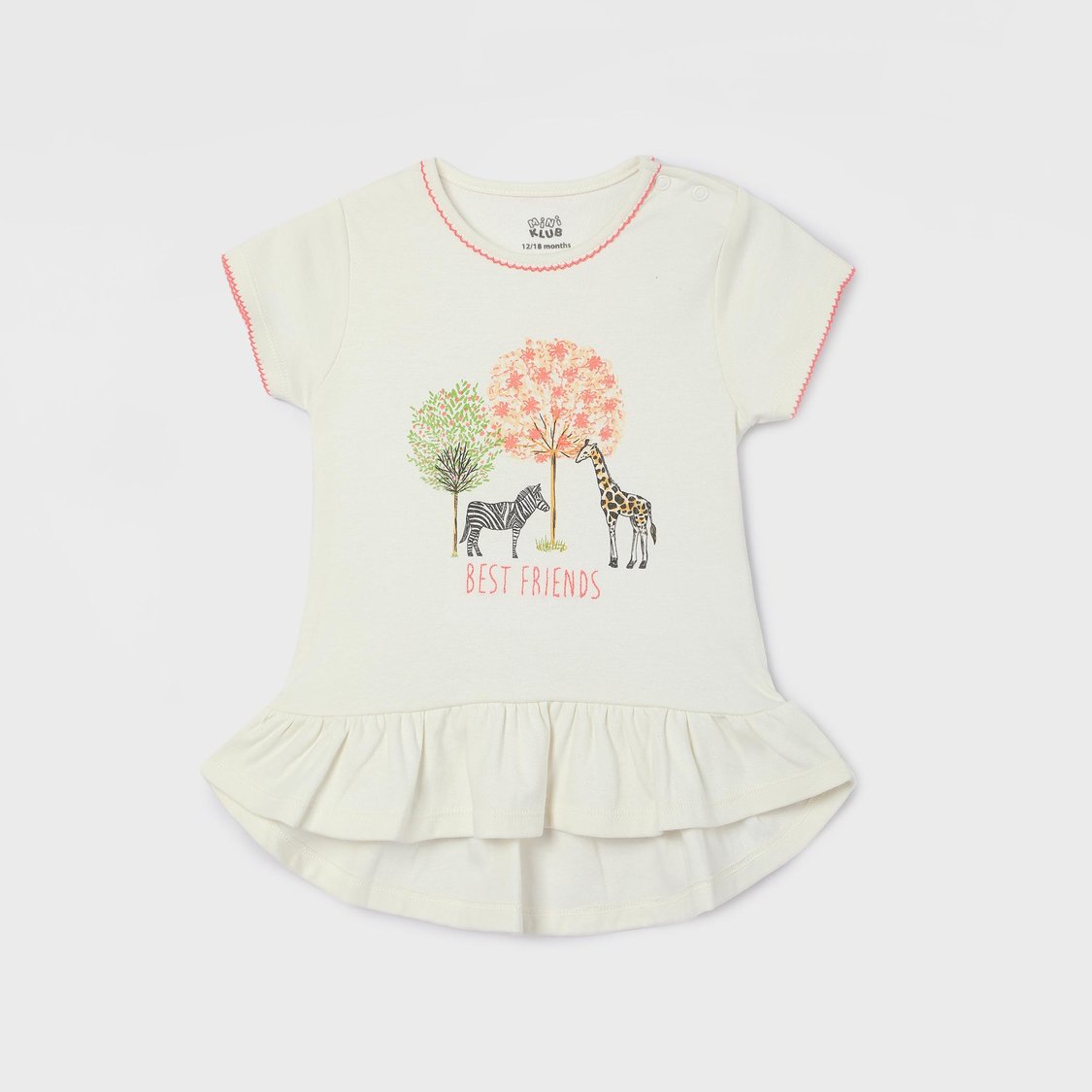 FS MINI KLUB Girls Printed Peplum Top and Leggings