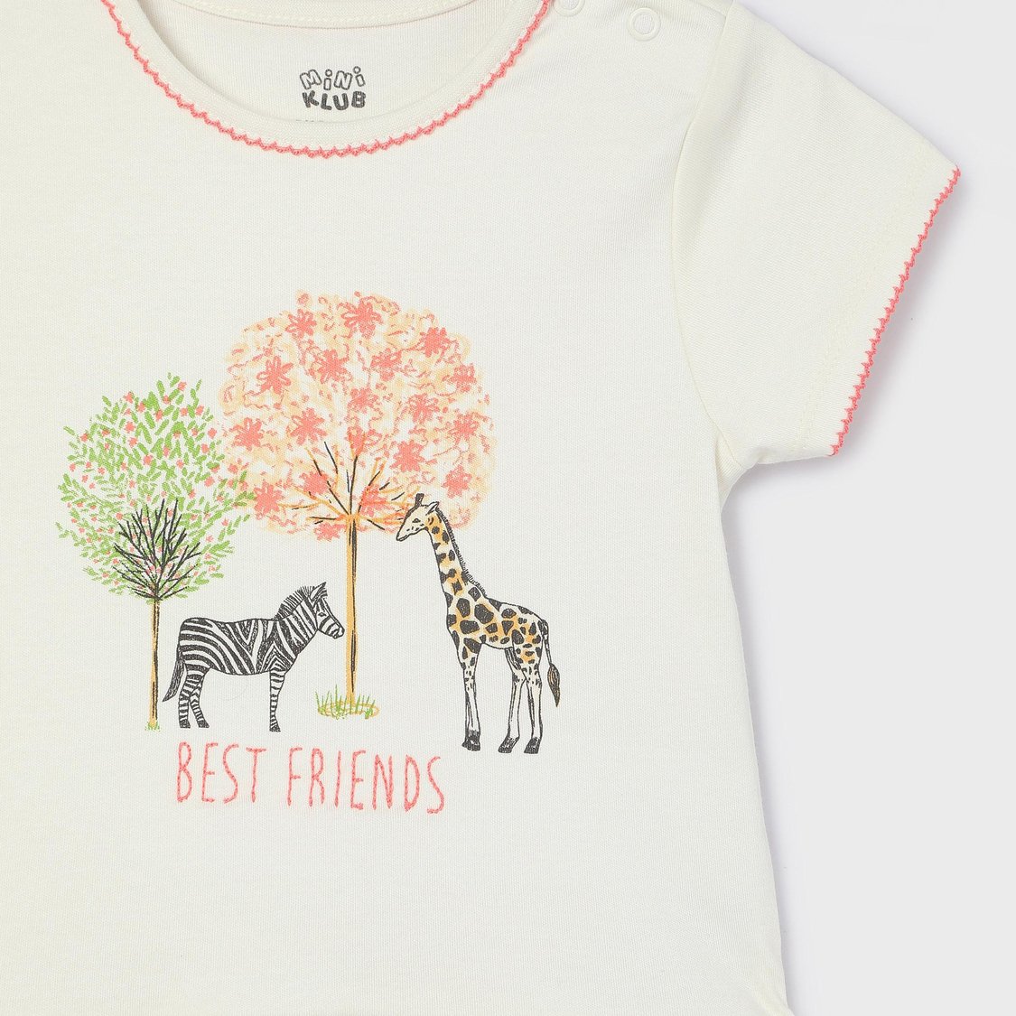 FS MINI KLUB Girls Printed Peplum Top and Leggings