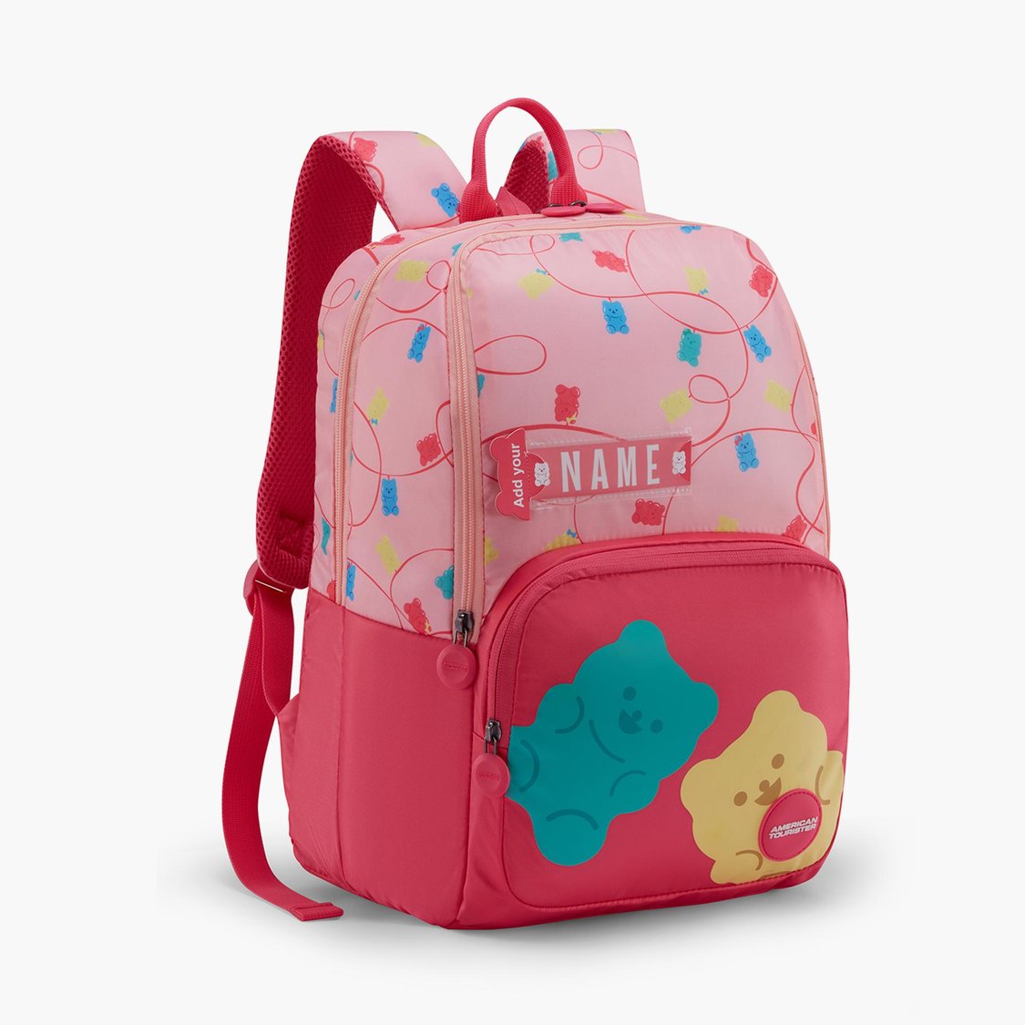 AMERICAN TOURISTER Kids Colourblocked School Backpack