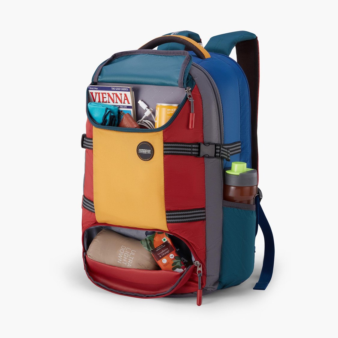 Buy AMERICAN TOURISTER Magna Unisex Colourblocked Laptop Backpack